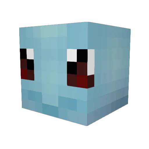 Icebergz1896 Minecraft avatar head, 3D render