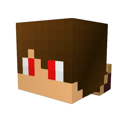 Iceblade368 Minecraft avatar head, 3D render