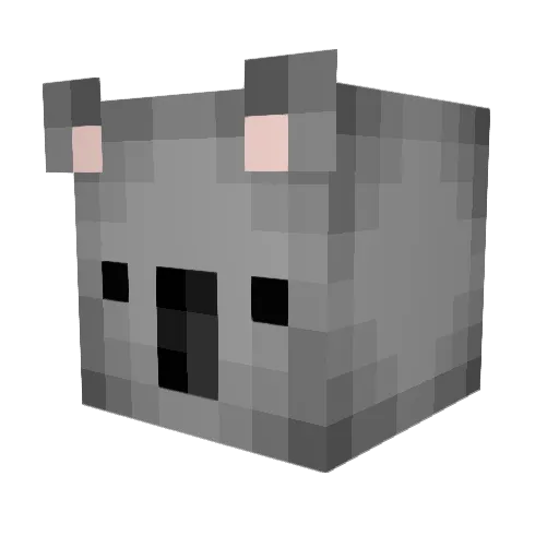 Icebladeon Minecraft avatar head, 3D render