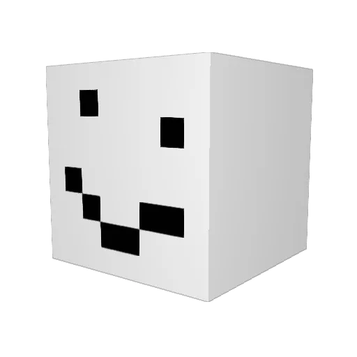 Iceblaster49 Minecraft avatar head, 3D render