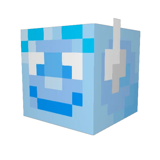 Icebreed Minecraft avatar head, 3D render