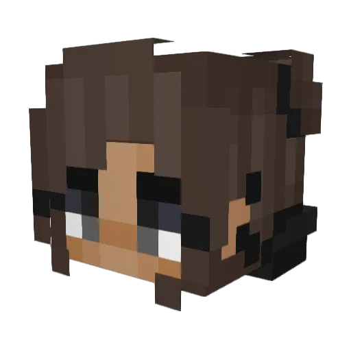Icecream811 Minecraft avatar head, 3D render