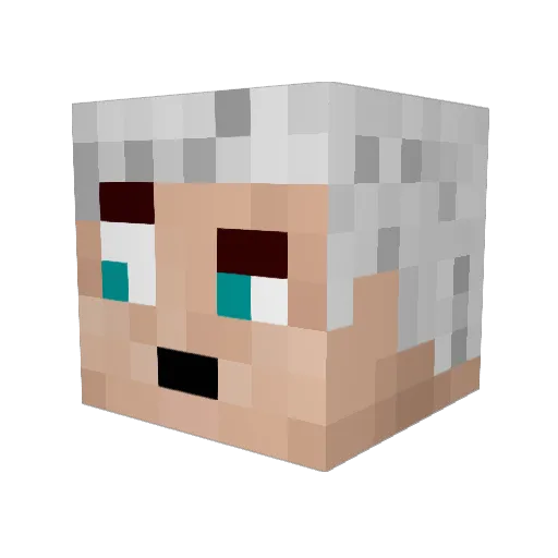 Icecream_Man27 Minecraft avatar head, 3D render
