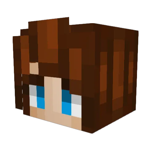 Icecreammanjosh Minecraft avatar head, 3D render