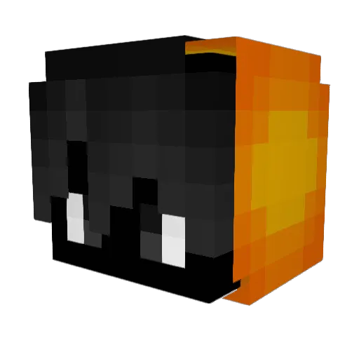 IcedDripJewerly Minecraft avatar head, 3D render