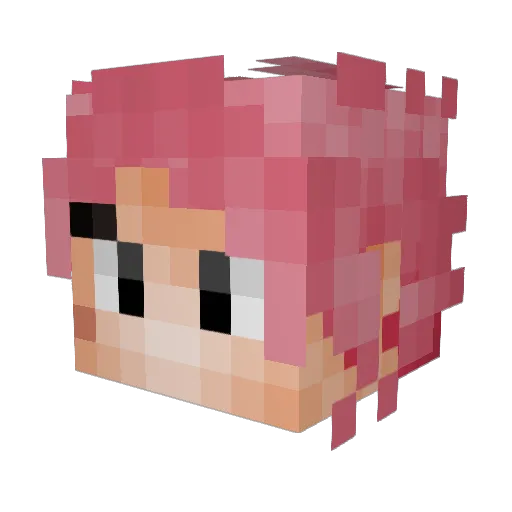 Iced_Penguin Minecraft avatar head, 3D render