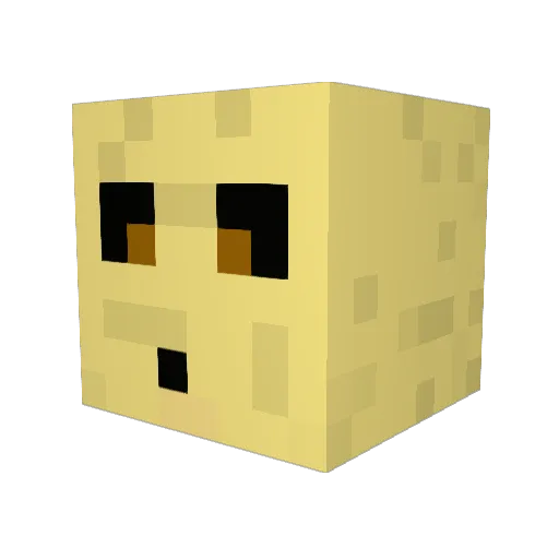 Iced_Potato Minecraft avatar head, 3D render