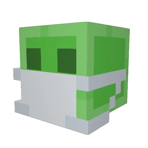 Icedawg90 Minecraft avatar head, 3D render