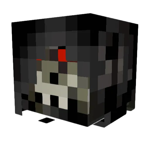 Icedroid1 Minecraft avatar head, 3D render