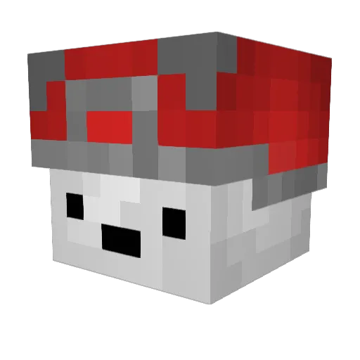 IceeIoI Minecraft avatar head, 3D render