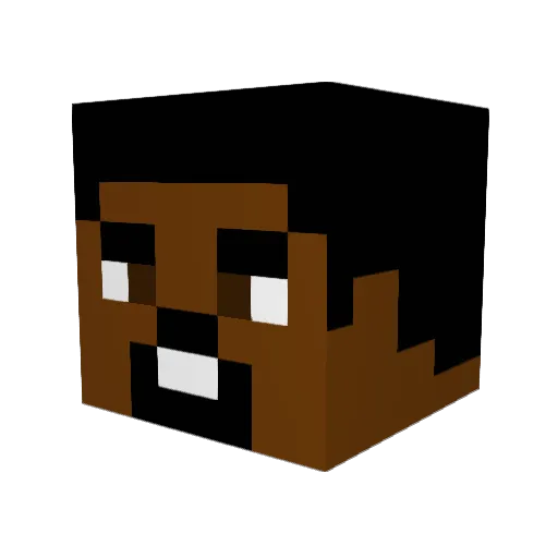 IceeyAnt Minecraft avatar head, 3D render