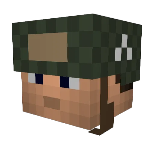 Icegoal13 Minecraft avatar head, 3D render