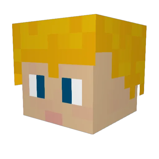 Icelandboy08 Minecraft avatar head, 3D render