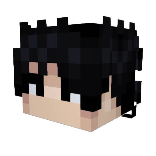 IcelynWolf87 Minecraft avatar head, 3D render