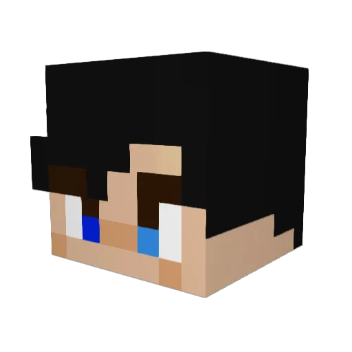 Iceman51326 Minecraft avatar head, 3D render