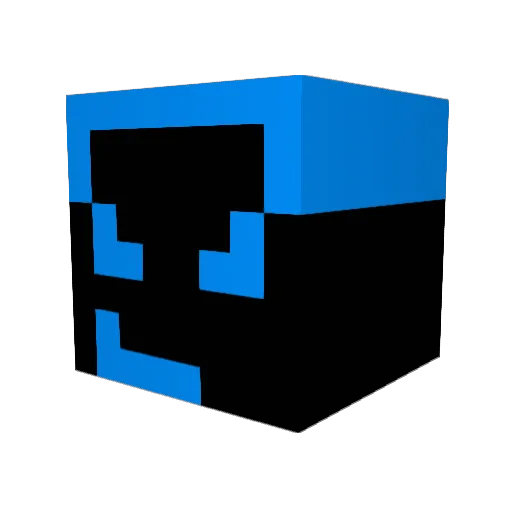 IcemanDies Minecraft avatar head, 3D render