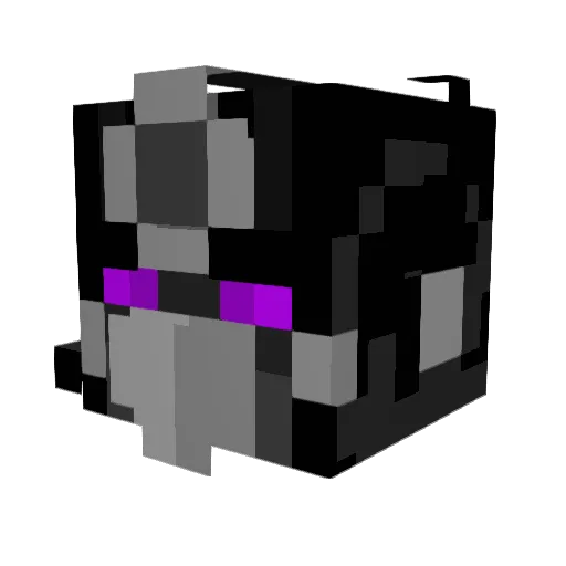 Icemanpballer Minecraft avatar head, 3D render