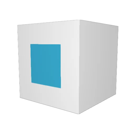 Icenian Minecraft avatar head, 3D render