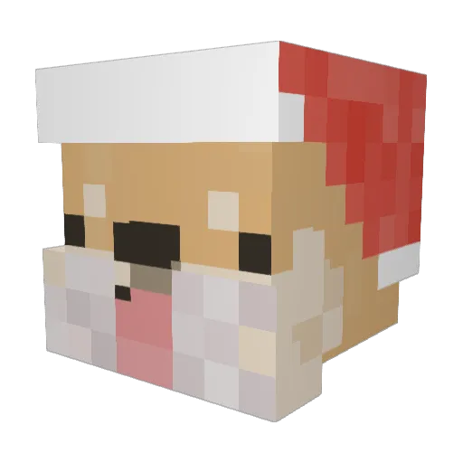 Icer3 Minecraft avatar head, 3D render