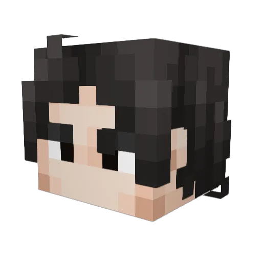 Icero__ Minecraft avatar head, 3D render