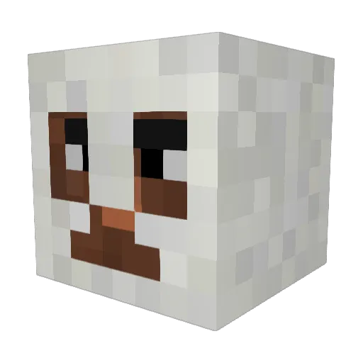 Icestar0 Minecraft avatar head, 3D render