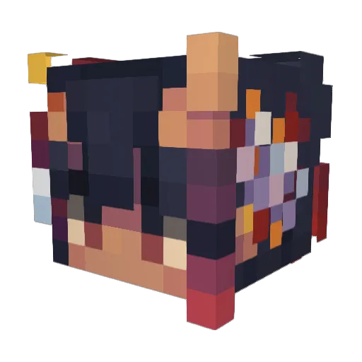 IceteezzWW3 Minecraft avatar head, 3D render