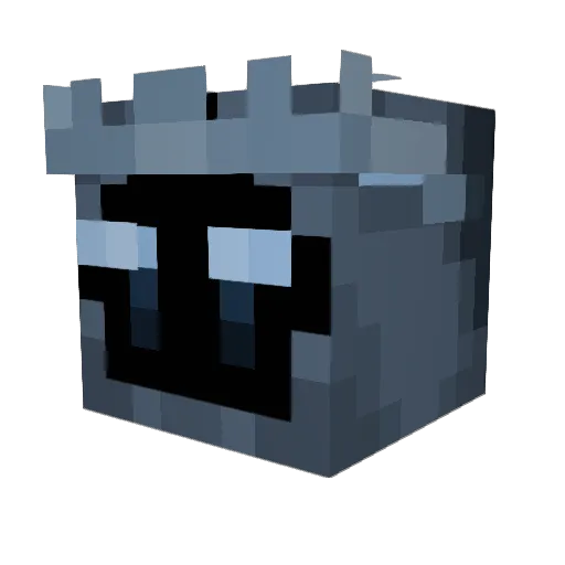 Icevrynn Minecraft avatar head, 3D render