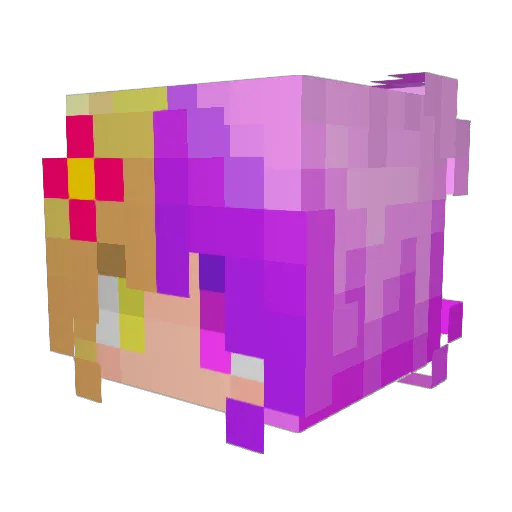 IceyBR Minecraft avatar head, 3D render