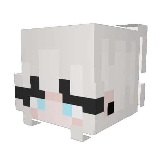 IceyEssence Minecraft avatar head, 3D render