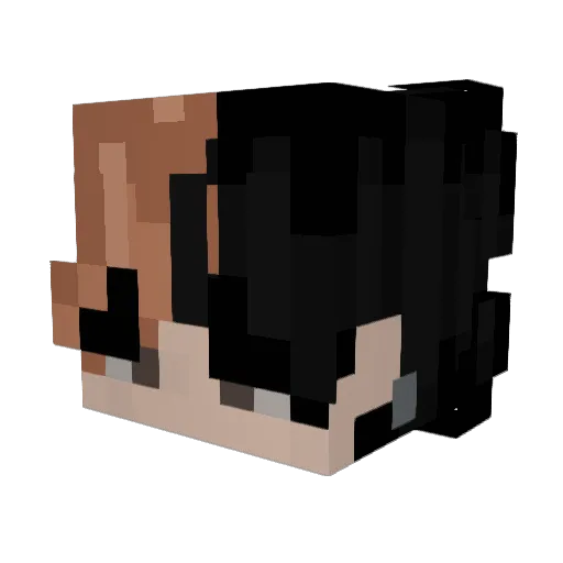 IceyFrize Minecraft avatar head, 3D render