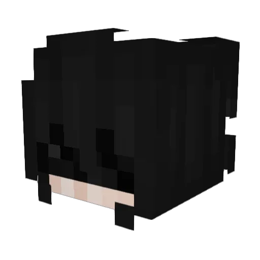 IceyIsTuffFr Minecraft avatar head, 3D render