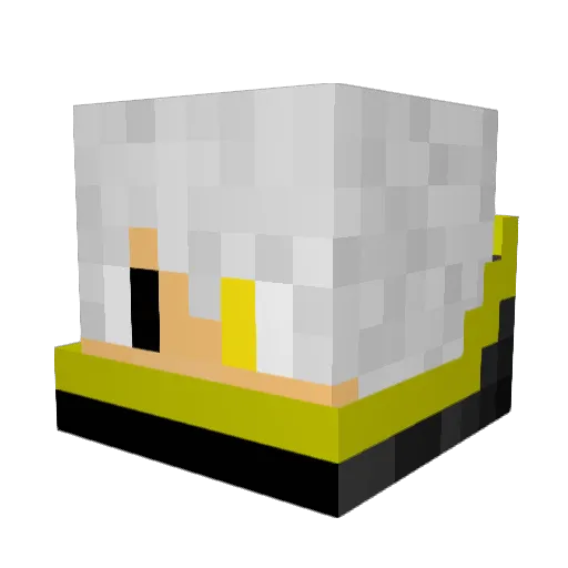 Icey_FTW Minecraft avatar head, 3D render