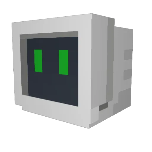Ich1ggo Minecraft avatar head, 3D render