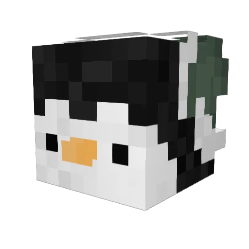 IchBinDerUdo Minecraft avatar head, 3D render