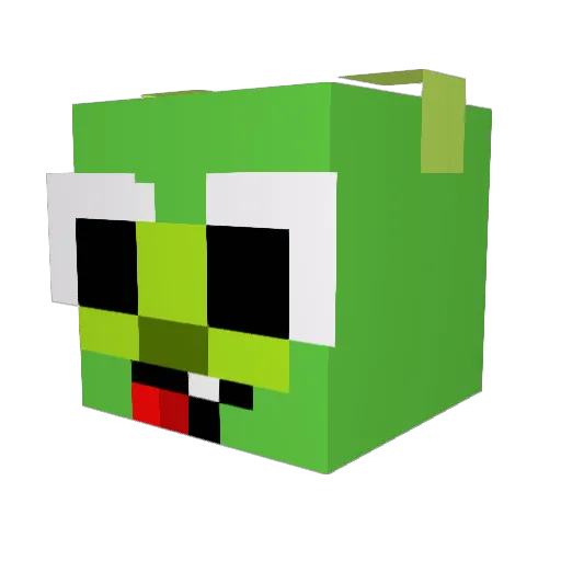 IchBinEinKeks Minecraft avatar head, 3D render