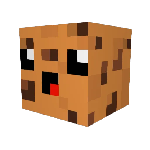 IchBinEssbar Minecraft avatar head, 3D render