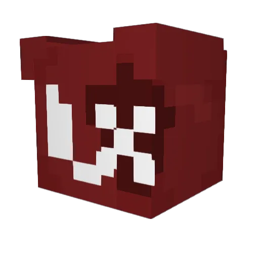 IchBinGleichDa Minecraft avatar head, 3D render