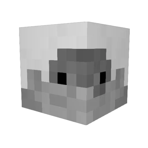 IchBinHanz Minecraft avatar head, 3D render