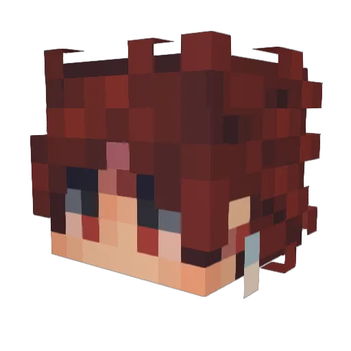 IchEngel Minecraft avatar head, 3D render