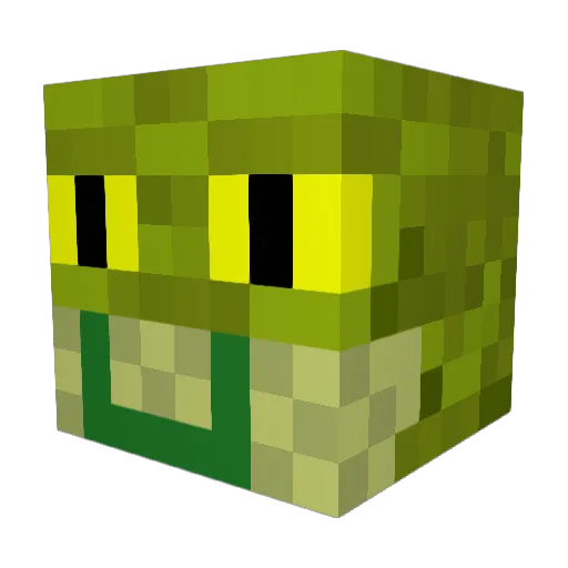 IchEsseArsch_ Minecraft avatar head, 3D render