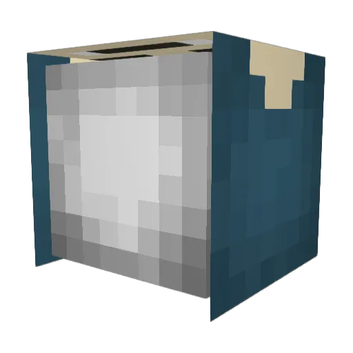 IchHabDrogen Minecraft avatar head, 3D render
