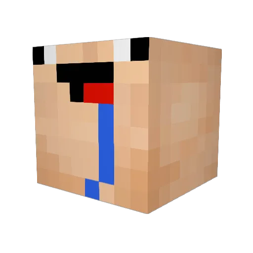 IchKotzDichAn Minecraft avatar head, 3D render