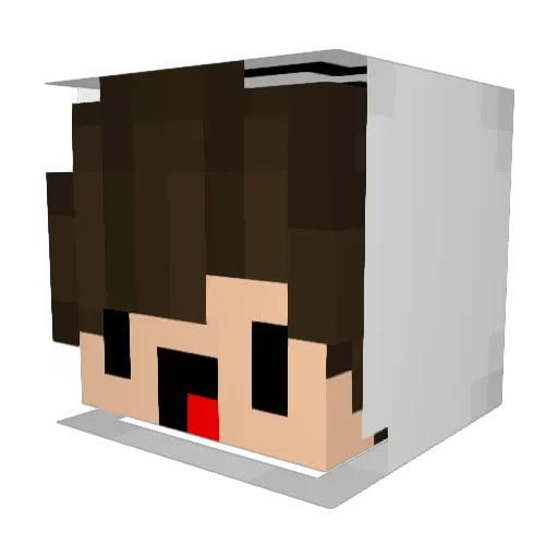 IchLiebeDoyx Minecraft avatar head, 3D render