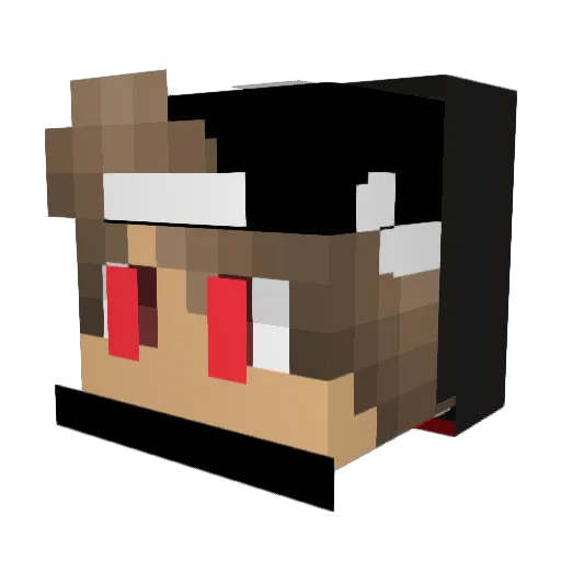 IchLiebeSusanna Minecraft avatar head, 3D render
