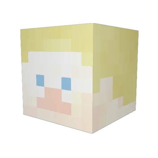 IchMagKott Minecraft avatar head, 3D render