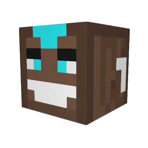 IchMagSaft69 Minecraft avatar head, 3D render