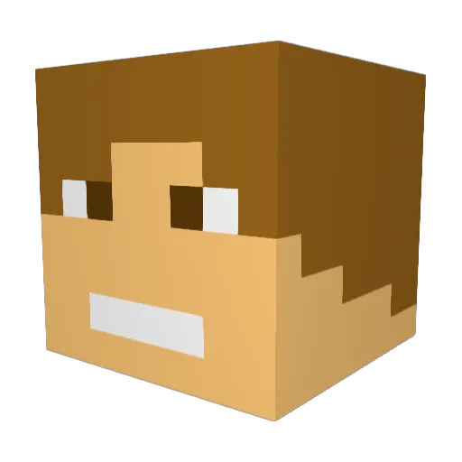 IchQuetschEuch Minecraft avatar head, 3D render