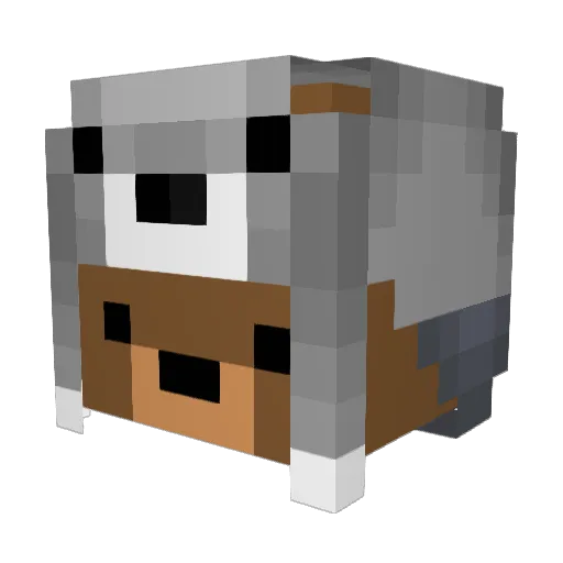 IchSteheYT Minecraft avatar head, 3D render