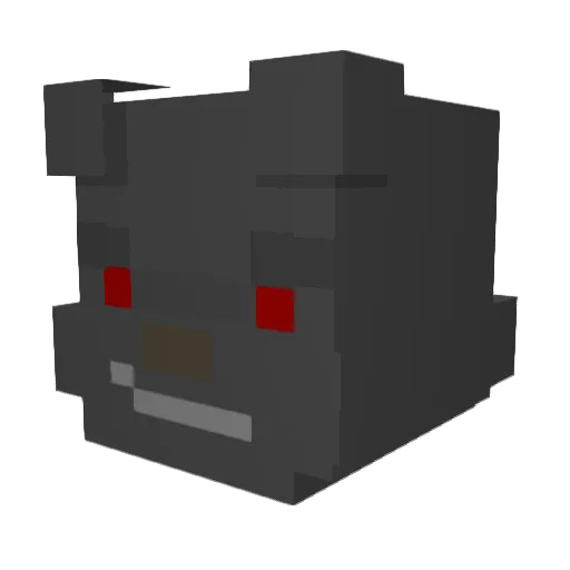 IchTreffNixxx Minecraft avatar head, 3D render
