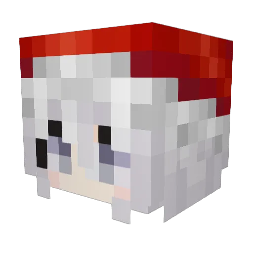 IchVernichteDich Minecraft avatar head, 3D render